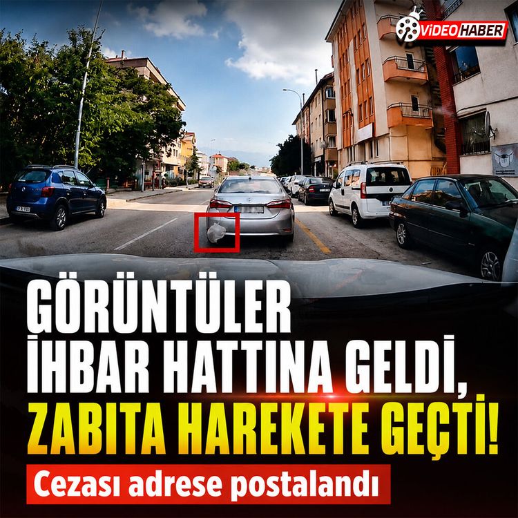 Hiçbir şey olmamış gibi devam etmişti: Plakadan ceza yedi