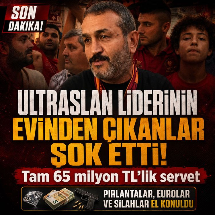 İstanbul'da dev operasyon: Tribün liderinin evinden çuvalla para çıktı