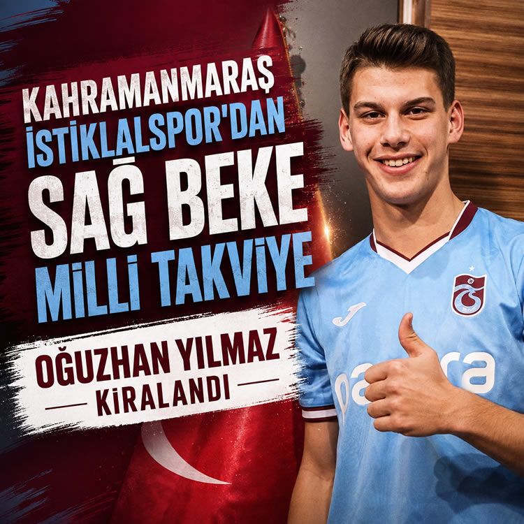 Kahramanmaraş İstiklalspor'dan sağ beke milli takviye: Oğuzhan Yılmaz kiralandı