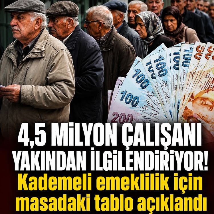 Kademeli emeklilikte yeni tablo: Kim kaç yaşında emekli olabilecek?