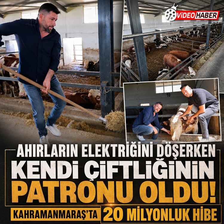 Kahramanmaraş Elbistan'da elektrik ustasıydı: 20 milyonluk hibeyle patron oldu