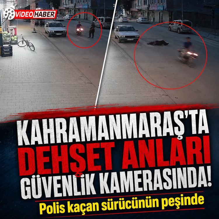 Kahramanmaraş Elbistan'da yaya geçidinde dehşet: O anlar kamerada
