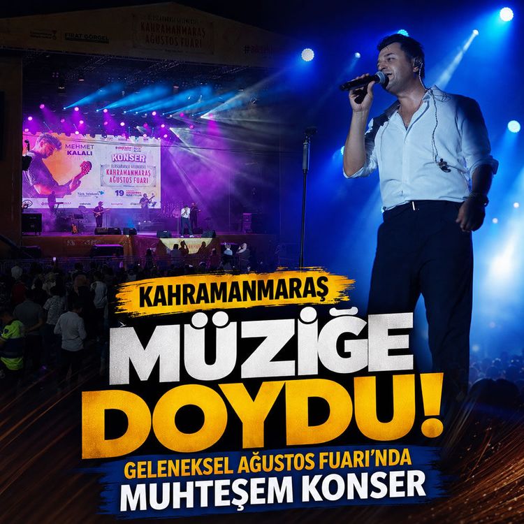Kahramanmaraş müziğe doydu: Geleneksel ağustos fuarı’nda muhteşem konser