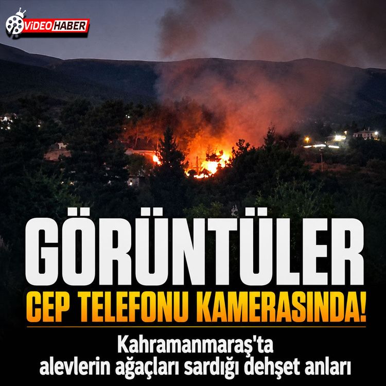 Kahramanmaraş Pınarbaşı Hünkar Düğün Salonu arkasında yangın: Ekipler alarmda