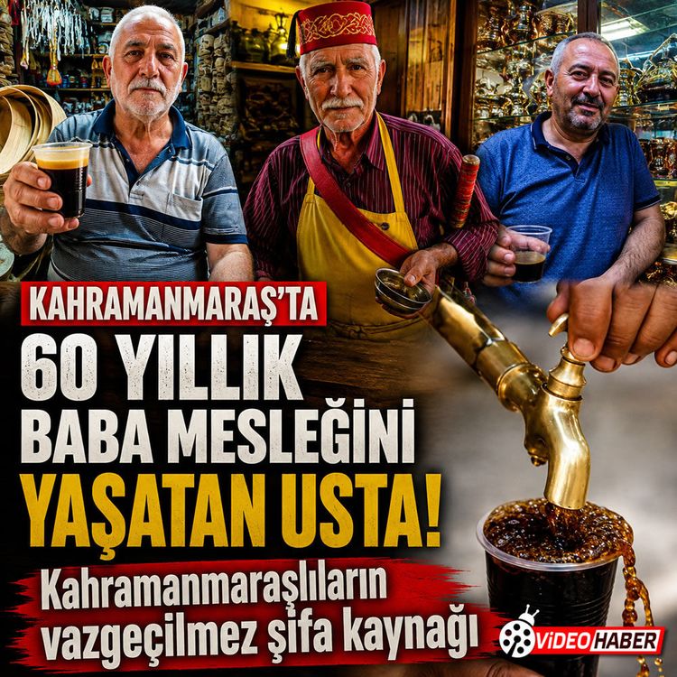 Kahramanmaraş'ın milli içeceği meyan şerbetine yaz sıcaklarında yoğun ilgi