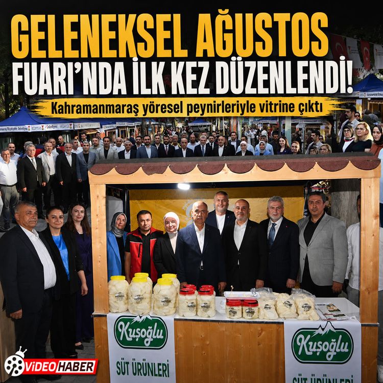 Kahramanmaraş'ta ilk kez düzenlenen Peynir Festivali coşkusu!