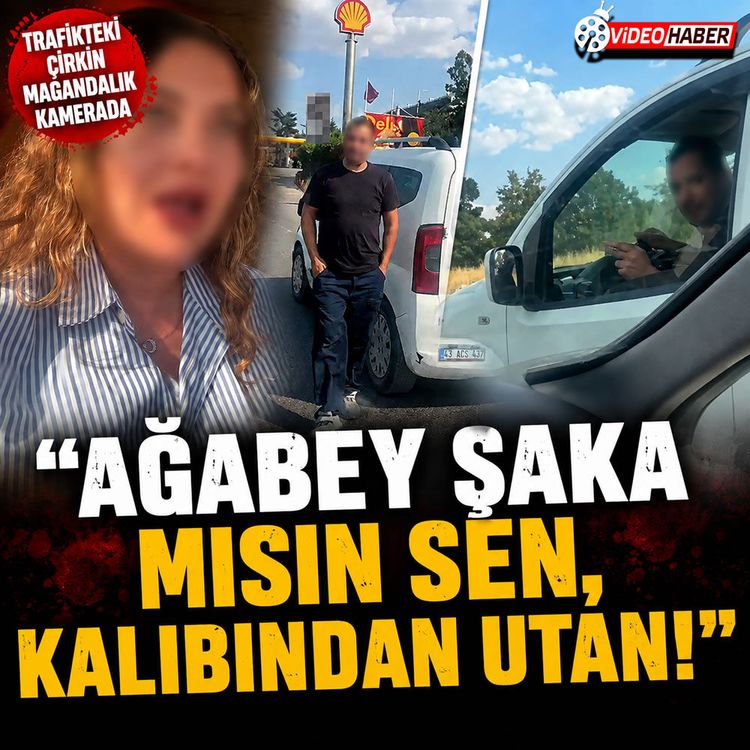 "Kalıbından utan": Kendisine küfreden sürücüyü saniye saniye çekti