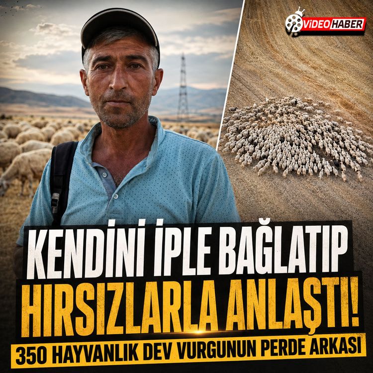 Kırıkkale'de filmleri aratmayan hırsızlık: Çoban oyunu çıktı