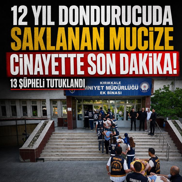Kırıkkale'deki dondurucu cinayetinde karar: 13 şüpheli tutuklandı