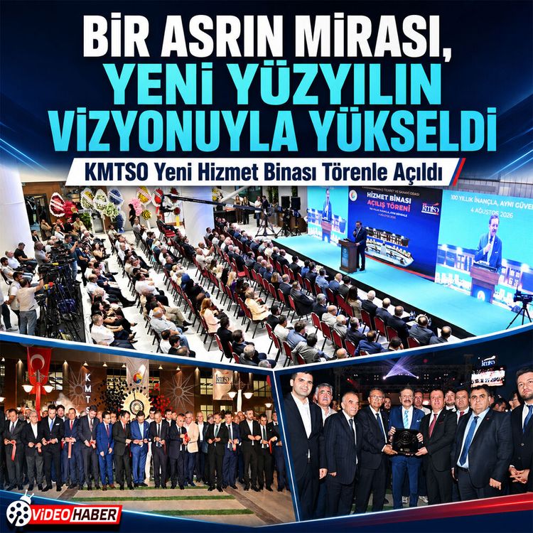 KMTSO yeni hizmet binası törenle açıldı