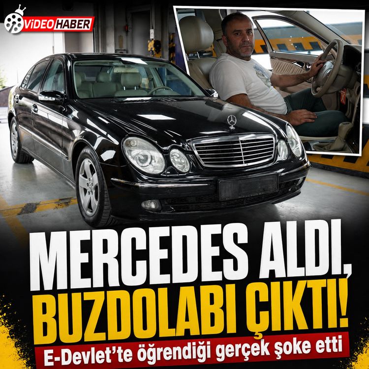 Mercedes’i yıllarca kullandı, gerçeği e-Devlet’te öğrendi
