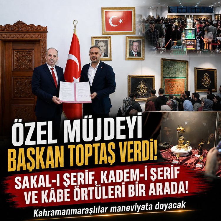 Onikişubat'ta Kâbe Örtüleri ve Mukaddes Emanetler Sergisi kapılarını açıyor