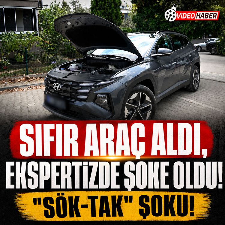 Sıfır araç aldı, Ekspertizde şoke oldu!