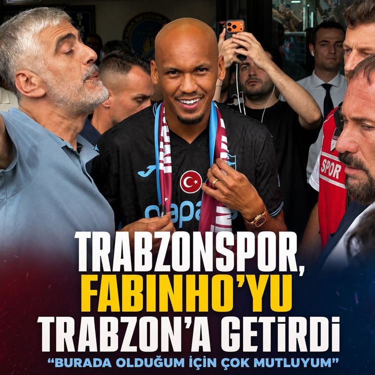 Trabzonspor transferi bitirdi! Fabinho Trabzon'da