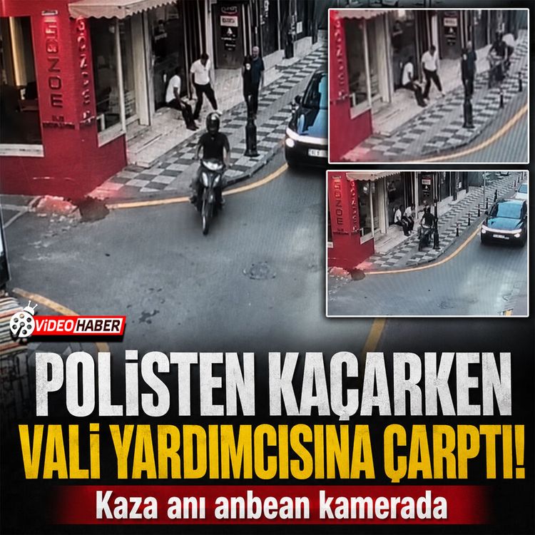 Uygulama noktasından kaçtı: Kaldırımda yürüyen Vali Yardımcısına çarptı