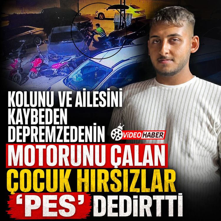 "Vicdanınız hiç mi sızlamadı?" depremzede ampute gencin motorunu çaldılar