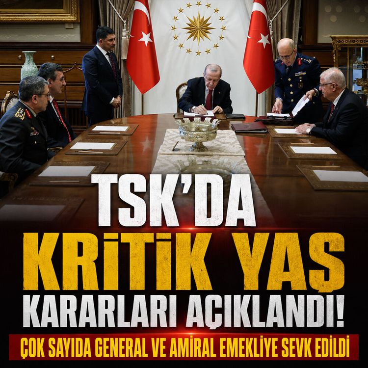 YAŞ kararları imzalandı: TSK'da kritik atama ve terfiler