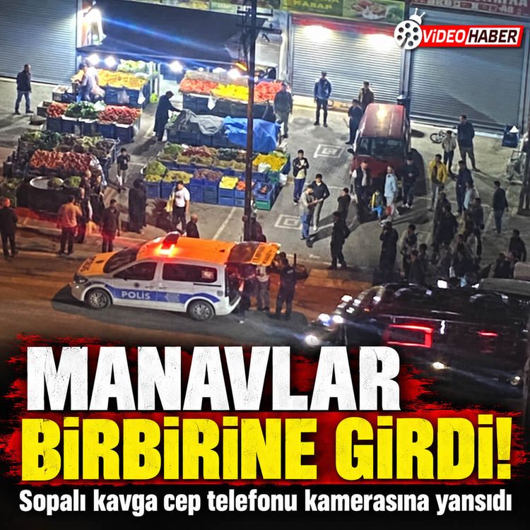 Ankara’da manav esnafı arasında sopalı kavga