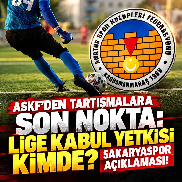 ASKF’den tartışmalara son nokta: Lige kabul yetkisi kimde? Sakaryaspor açıklaması!