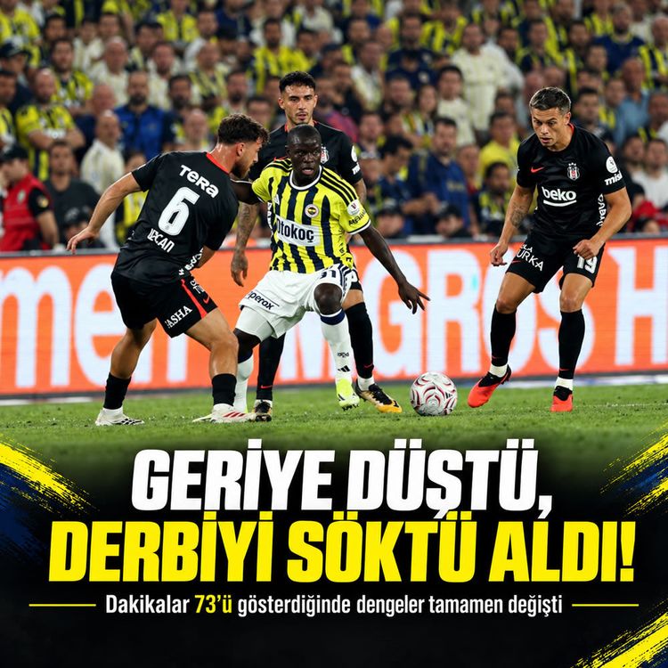 Beşiktaş Kadıköy’de geriden gelip Fenerbahçe’yi devirdi