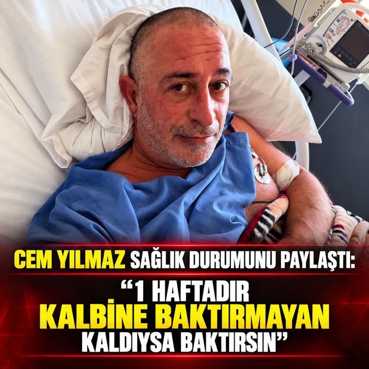 Cem Yılmaz sağlık durumunu paylaştı: "1 haftadır kalbine baktırmayan kaldıysa baktırsın"