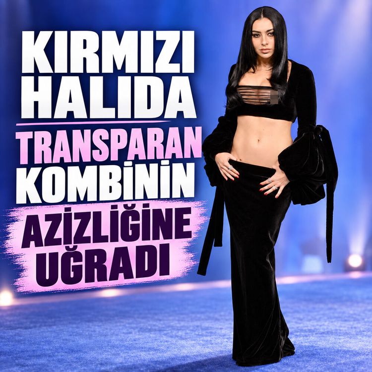 Charli XCX kırmızı halıda kıyafetiyle gündem oldu