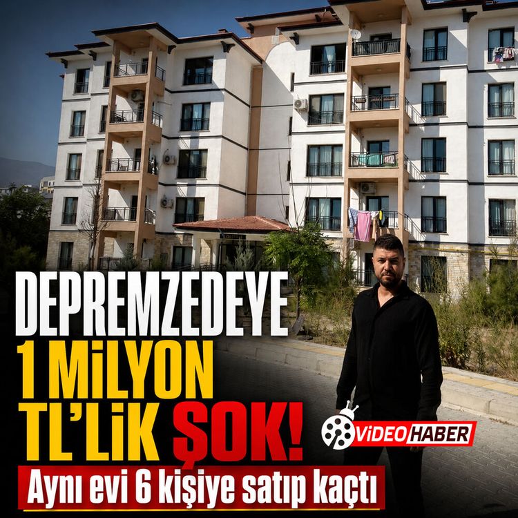 Depremzedeye 1 Milyon TL'lik şok: "Aynı evi 6 kişiye satıp kaçtı"
