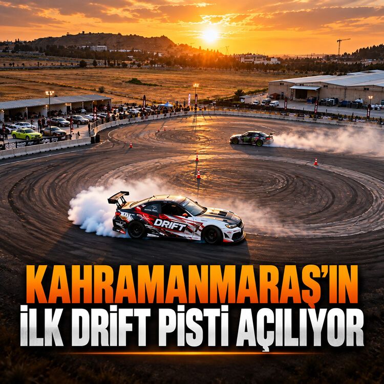 Kahramanmaraş’ta hızın ve adrenalin yeni adresi: İlk drift pisti açılıyor!
