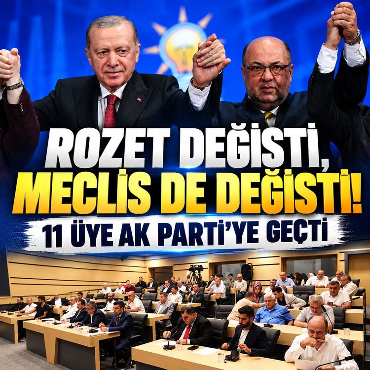 Dulkadiroğlu’nda 11 meclis üyesi AK Parti’ye geçti
