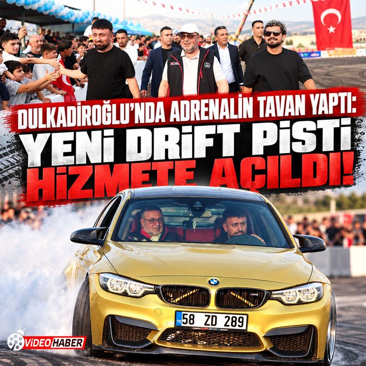 Dulkadiroğlu’nda adrenalin tavan yaptı: Yeni drift pisti hizmete açıldı!