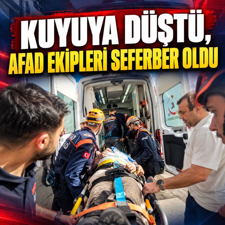 Elazığ’da kuyuya düşen şahsı AFAD kurtardı