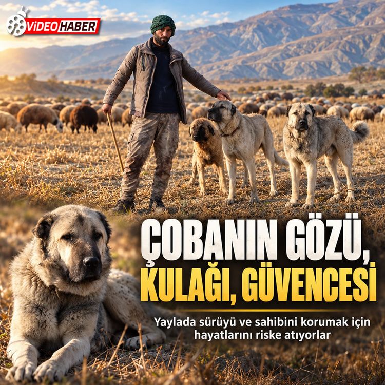 Erzincan’da sürülerin kurtlara karşı en büyük güvencesi