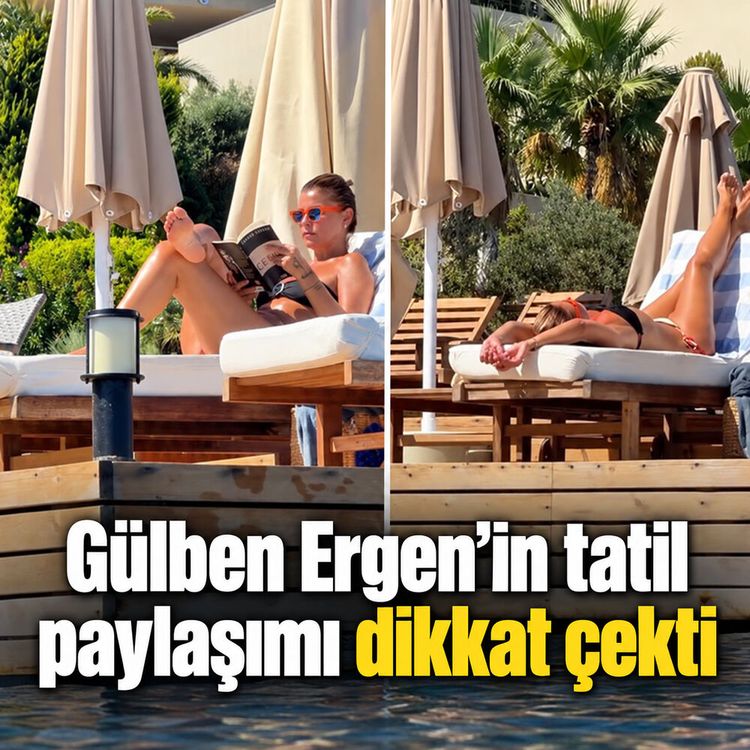 Gülben Ergen’in tatil paylaşımı dikkat çekti