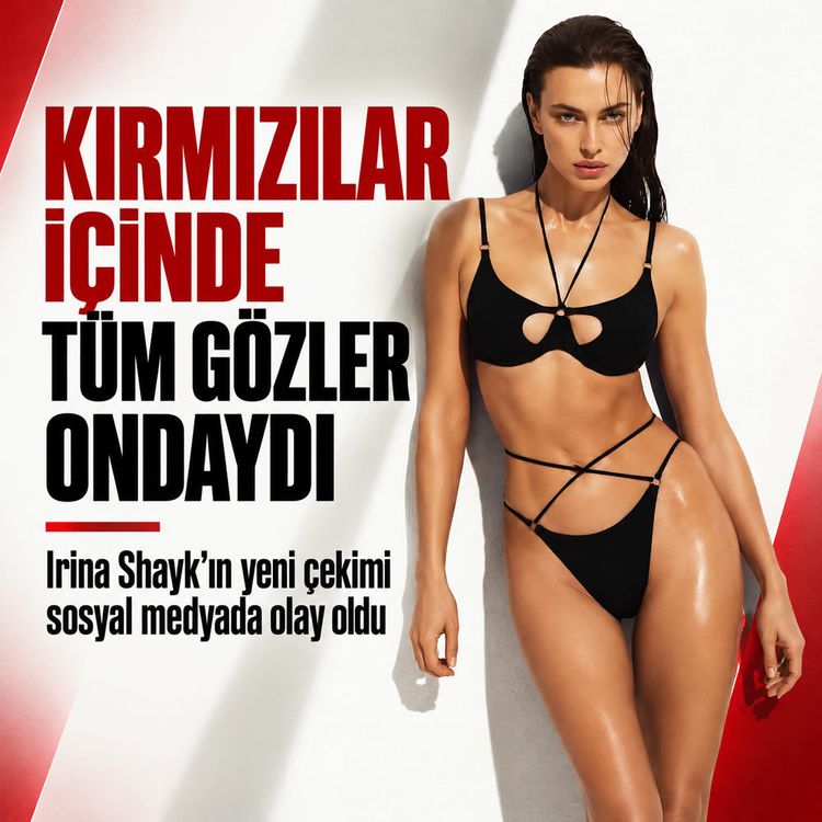 Irina Shayk yeni kampanya pozlarıyla gündem oldu