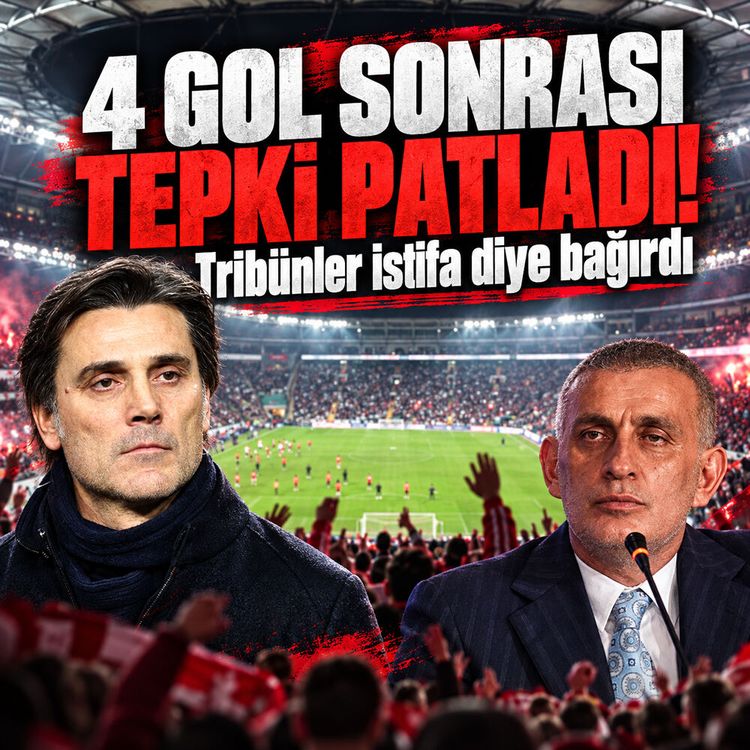 İtalya maçı sırasında tribünlerden istifa tepkisi