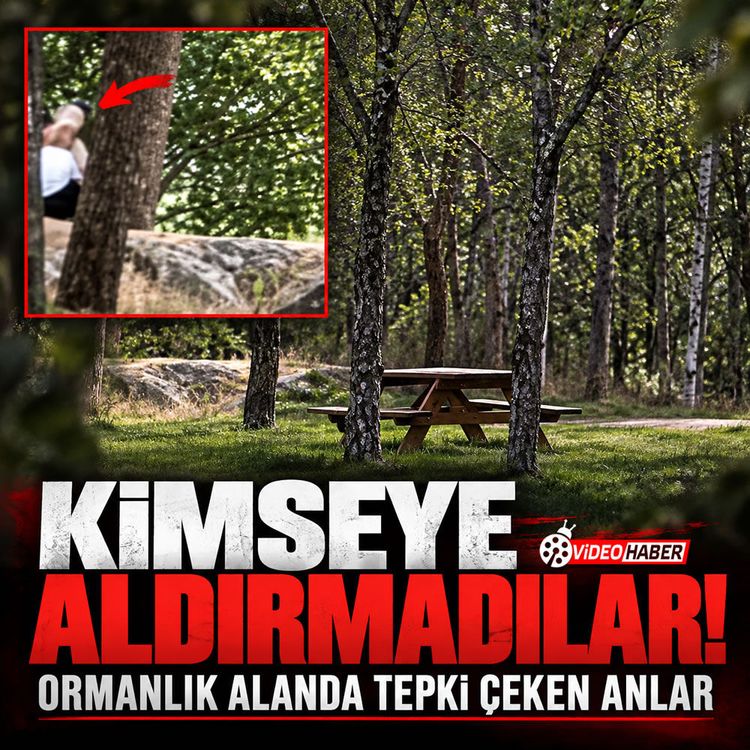 İzmir’de ormanlık alanda kaydedilen görüntüler gündem oldu