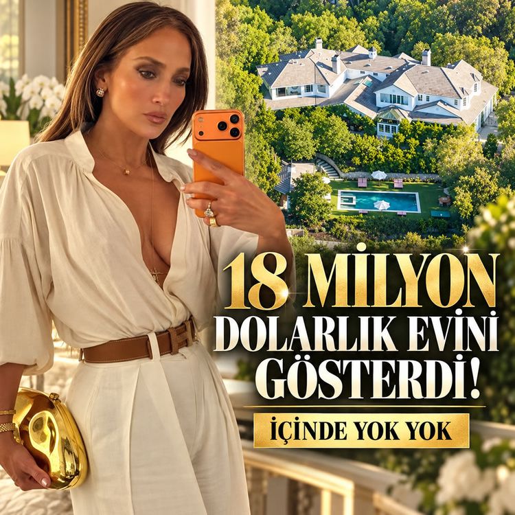 Jennifer Lopez 18 milyon dolarlık evini ilk kez gösterdi