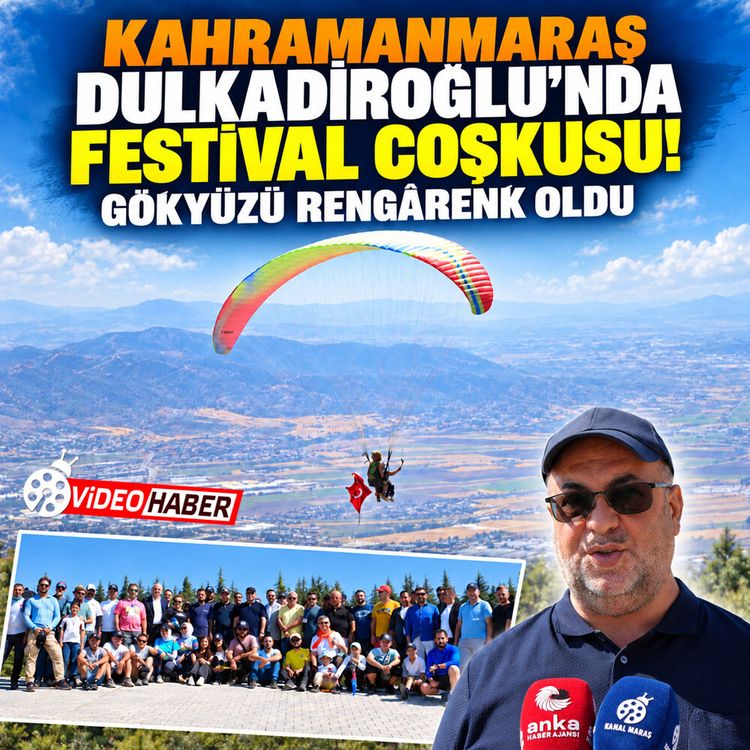 Kahramanmaraş Dulkadiroğlu’nda festival coşkusu! Gökyüzü rengârenk oldu