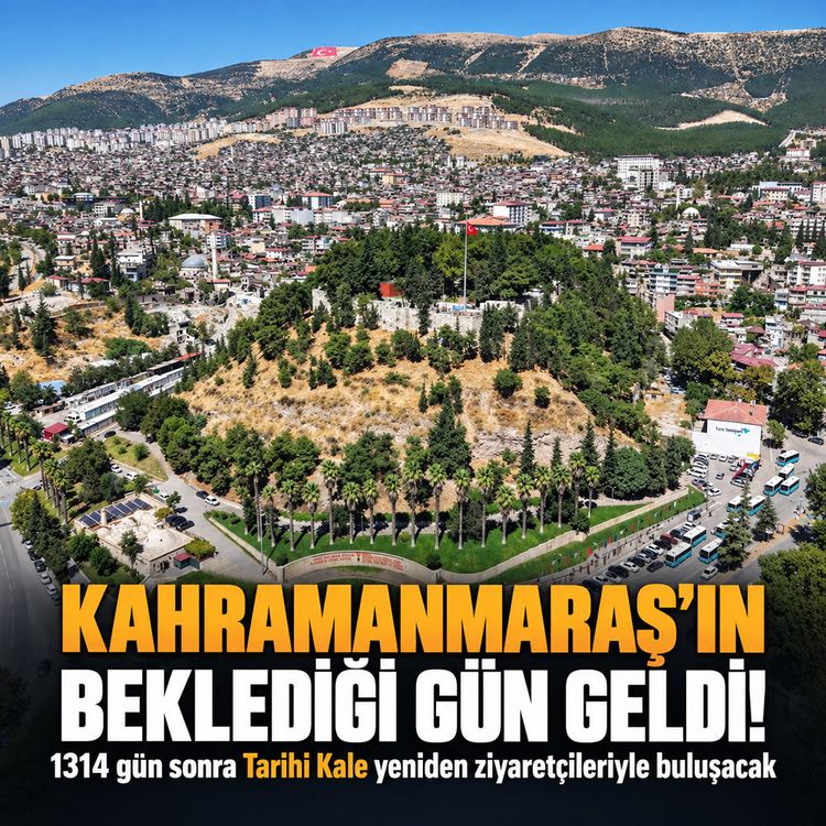 Kahramanmaraş Kalesi 12 Eylül’de yeniden açılıyor