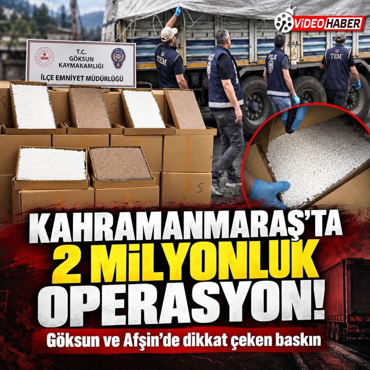 Kahramanmaraş’ta 2 milyon kaçak makaron ele geçirildi