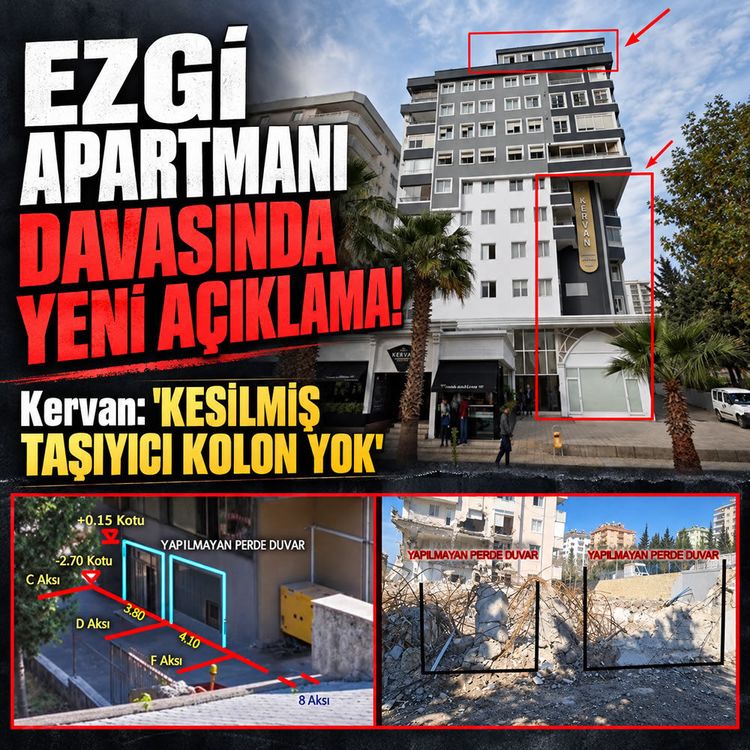 Kahramanmaraş’ta Ezgi Apartmanı davasında yeni gelişme