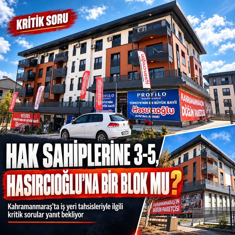 Kahramanmaraş’ta Hasırcıoğlu tahsisi tartışma yarattı!