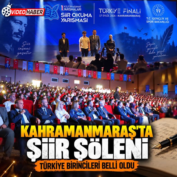 Kahramanmaraş’ta şiir şöleni: Türkiye birincileri belli oldu
