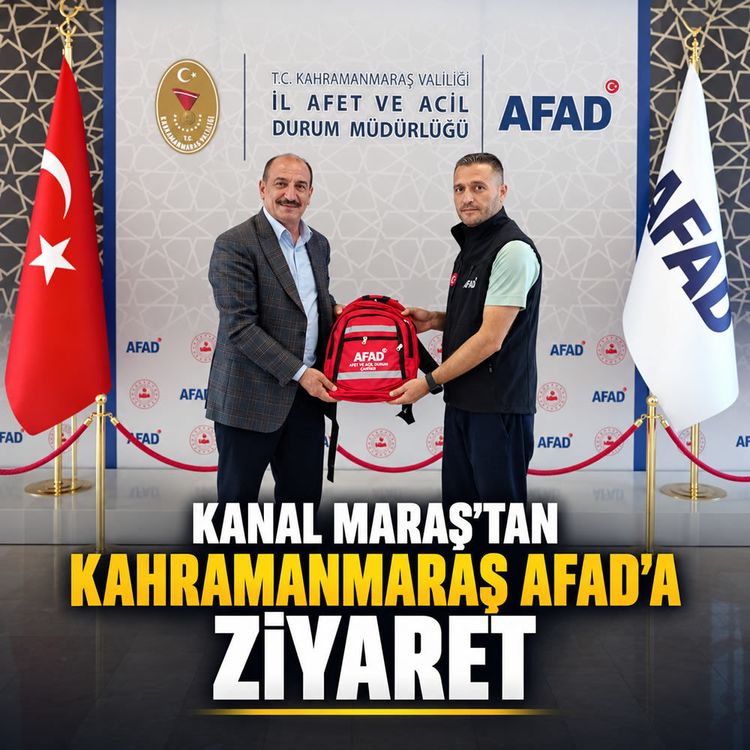 Kanal Maraş’tan Kahramanmaraş AFAD’a ziyaret
