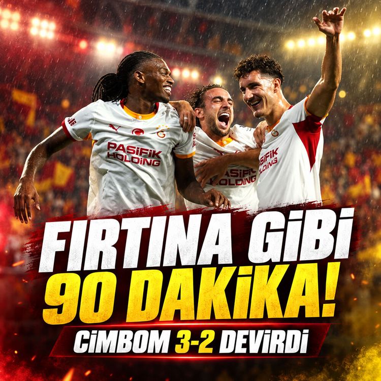Kırmızı kart, iptal edilen goller ve fırtına gibi bir 90 dakika: Cimbom Başakşehir’i 3-2 devirdi