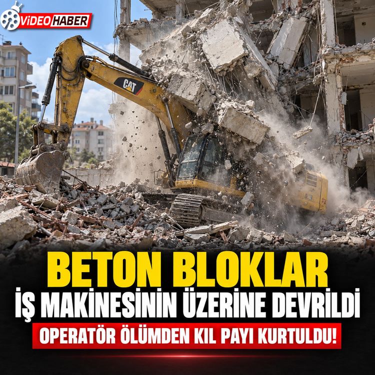Küçükçekmece’de faciadan dönüldü: Operatör kurtuldu