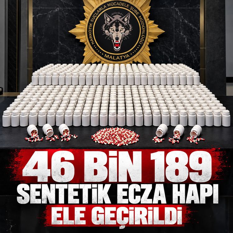 Malatya’da narkotik operasyonu: 3 adrese baskın