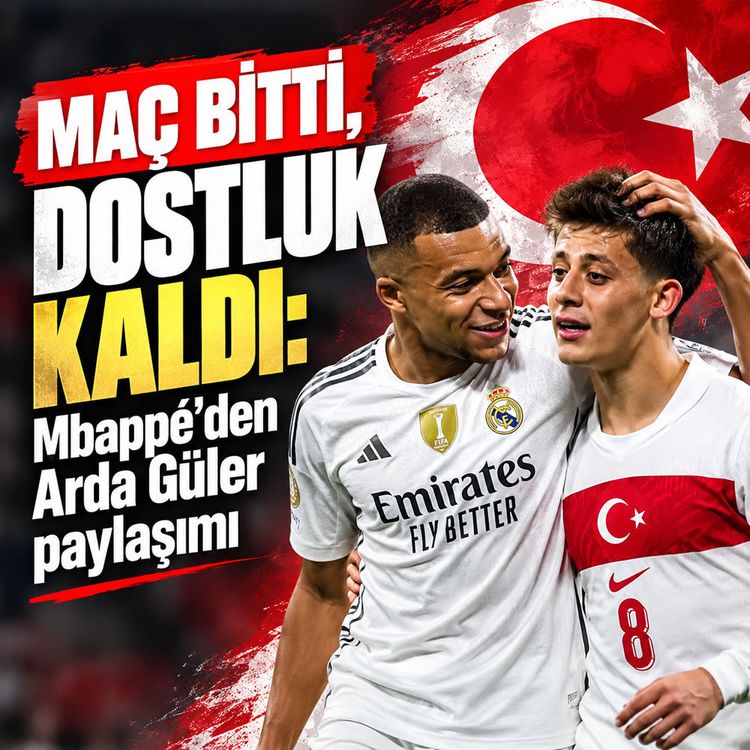 Mbappé’den Arda Güler’e “Habibi” paylaşımı