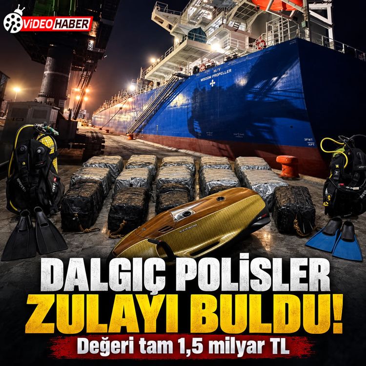 Mersin Limanı’nda 1,5 milyarlık kokain operasyonu