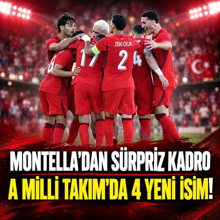 Montella'dan sürpriz kadro: A Milli takım'da 4 yeni isim!